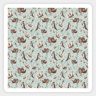 Sea Otters Sticker